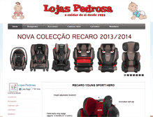 Tablet Screenshot of lojaspedrosa.com